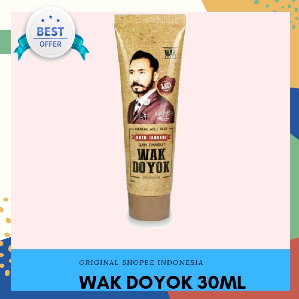 Penumbuh Jambang Wak Doyok Cream Original - Wakdoyok , Rambut Dan Alis