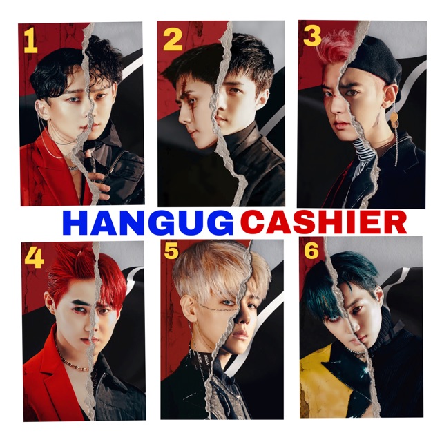 

Poster A4 A3+ Art Karton EXO X-EXO