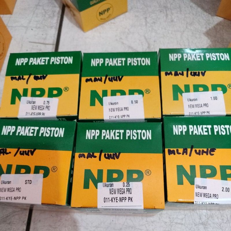 Seher Seker Piston Kit MEGAPRO Mono Verza NPP