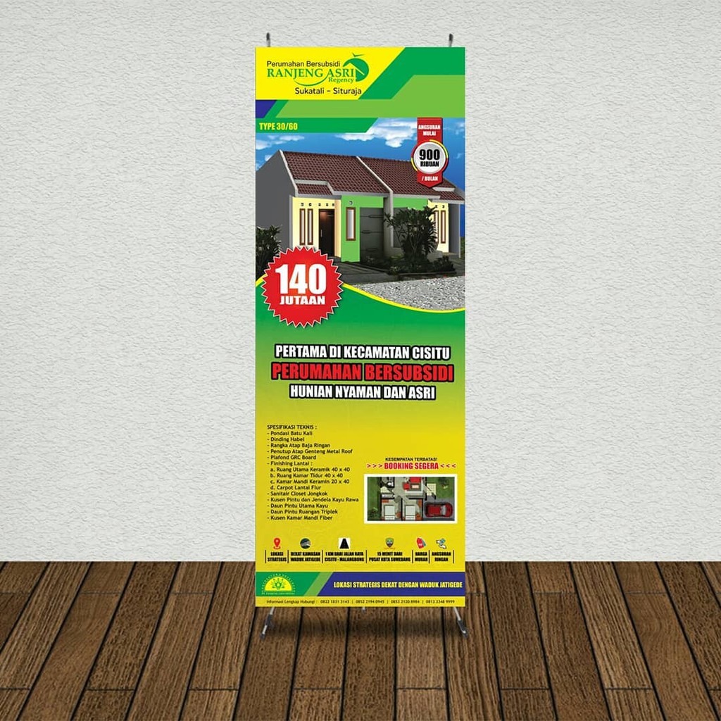 Cetak X Banner 160x60 Cm Free Design Shopee Indonesia