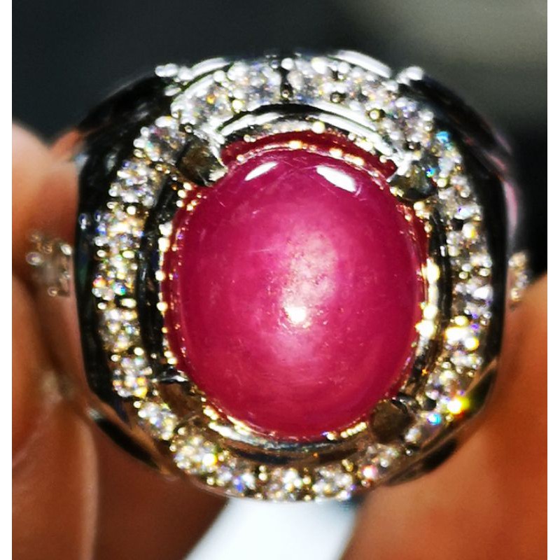 Natural Red Ruby Star Burma Fatkwa Kristal