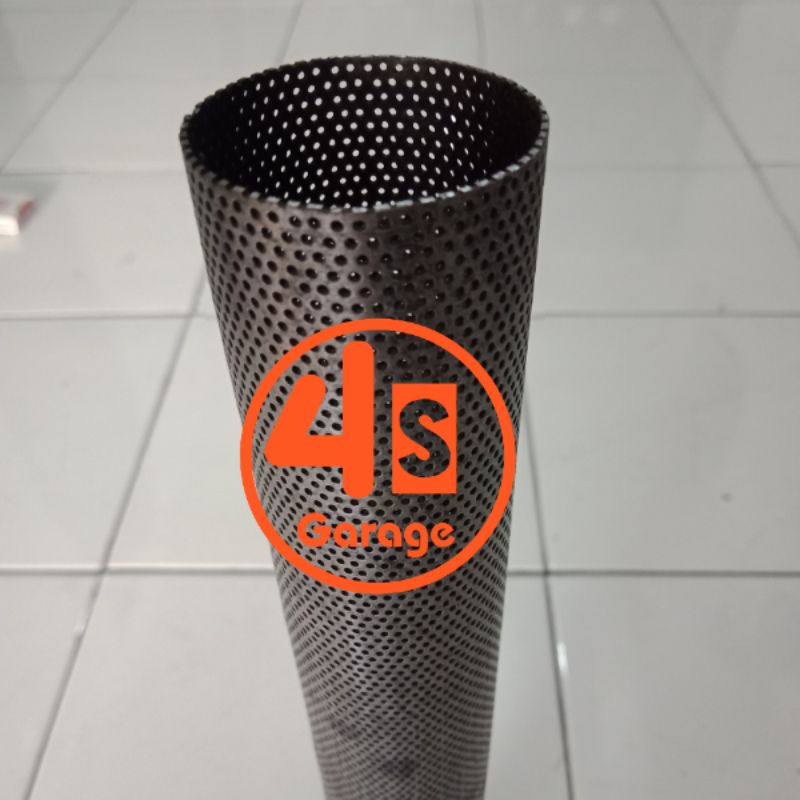 Pipa Saringan Knalpot Copy CMS Old 1mm VARIO PCX ADV NMAX Inlet 38mm Kenalpot Racing Bobokan Adem Bass Gerung Copy CMS-2