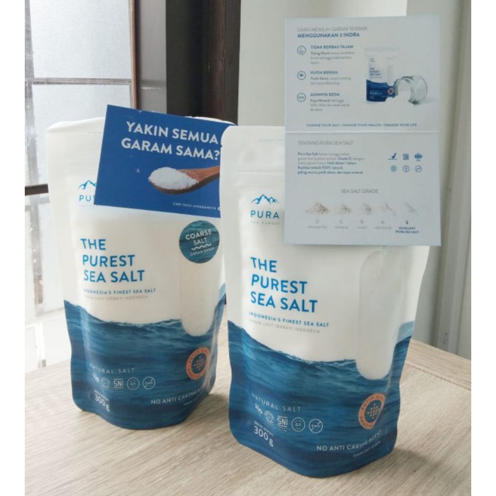 

Pure Sea salt, BPOM, Halal, ISO, SNI