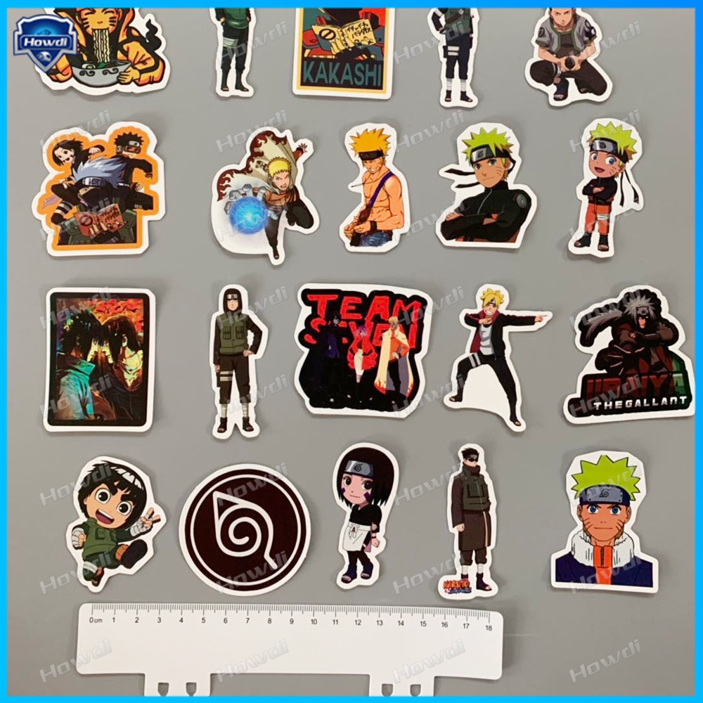 Stiker Motif Anime Naruto Tahan Air Untuk Helm Motor