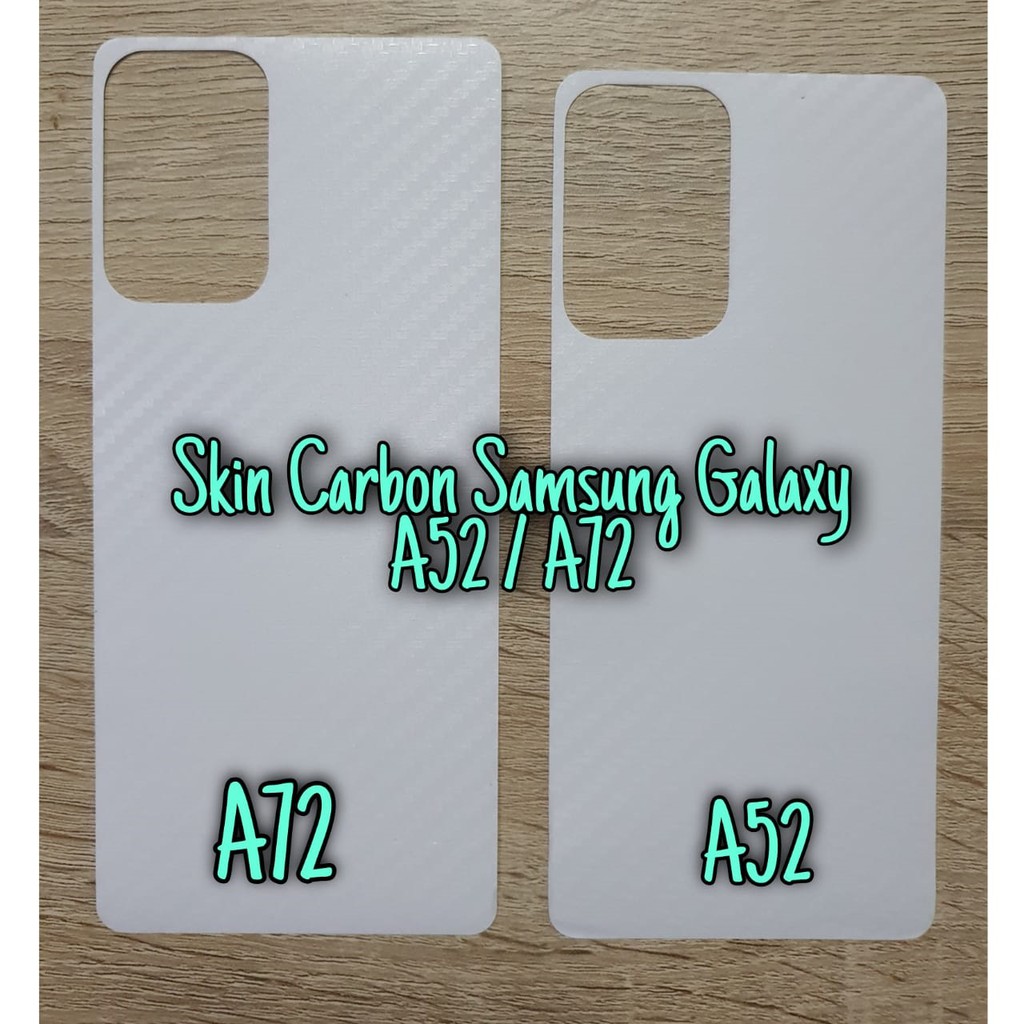 PROMO Skin Carbon Samsung Galaxy A72 / A52 Terbaru Skin Handphone Transparant Samsung A72 / A52