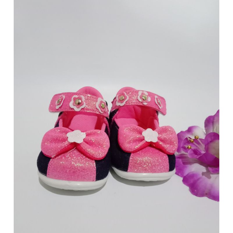 BK010_SEPATU ANAK CEWEK MODEL PITA TERBARU USIA 5BLN-3TAHUN