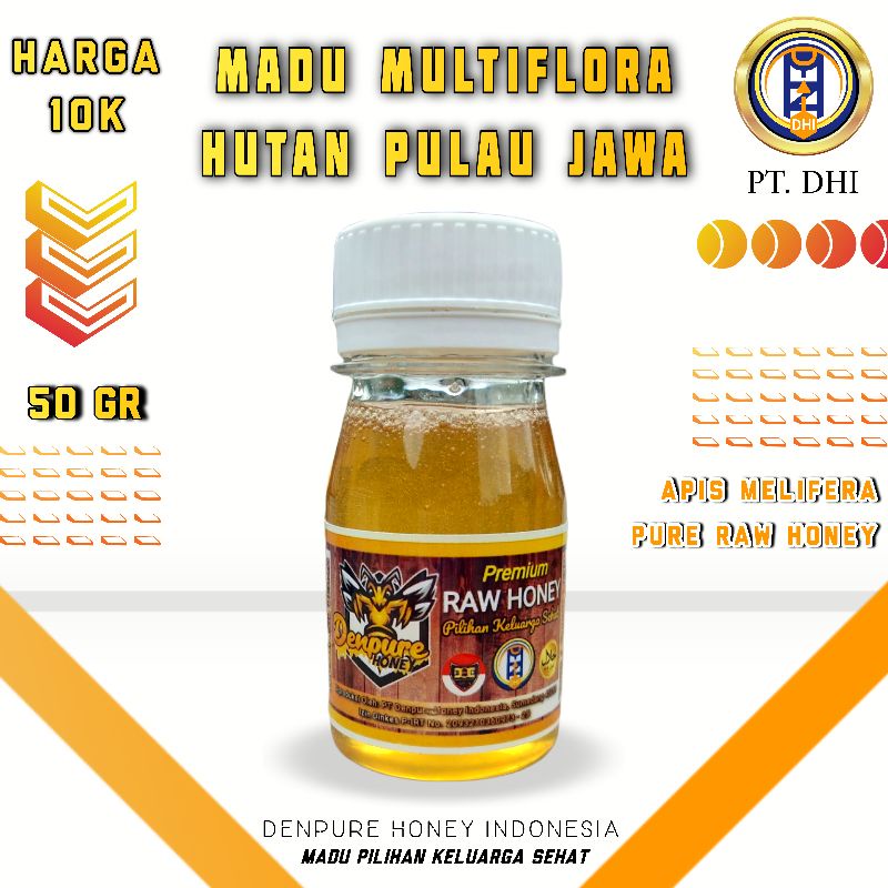 

Den Pure Honey Multiflora [ 50 Gr ] Madu Multiflora Nextar Pulau Jawa