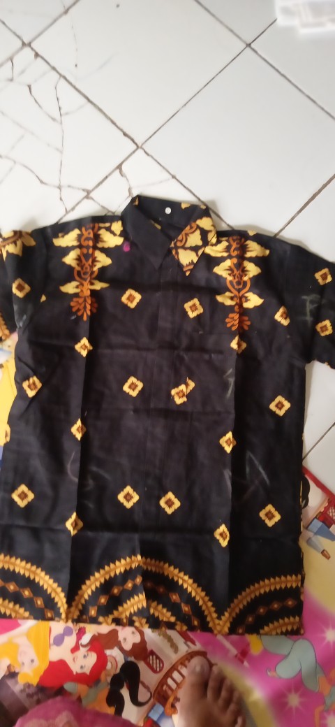 Wou Batik Couple Shofia Estetika Brokat  - Couple Modern Batik Couple Sarimbit Brokat Kebaya - Bs052