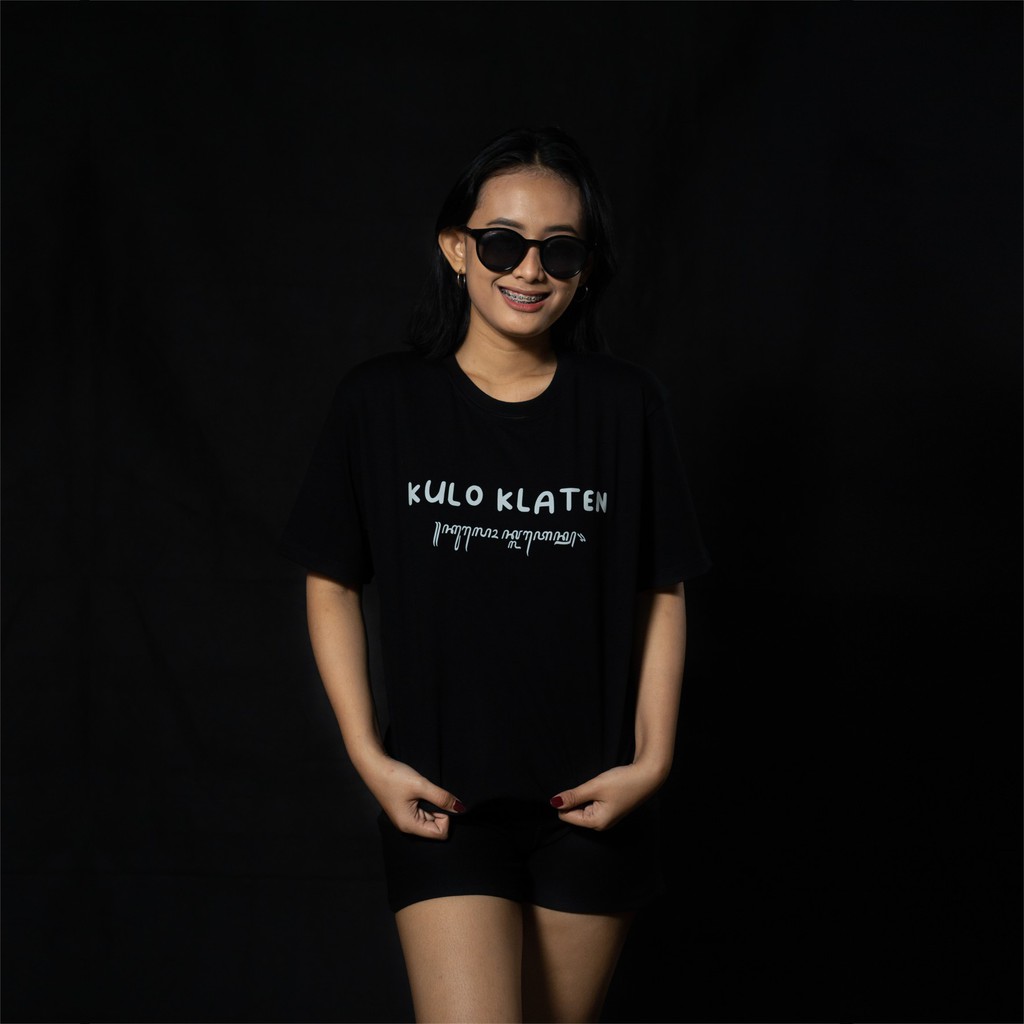 Kulo Klaten T-Shirt - TS047 Kulo Klaten Aksara Jawa Sampeyan Pundi?
