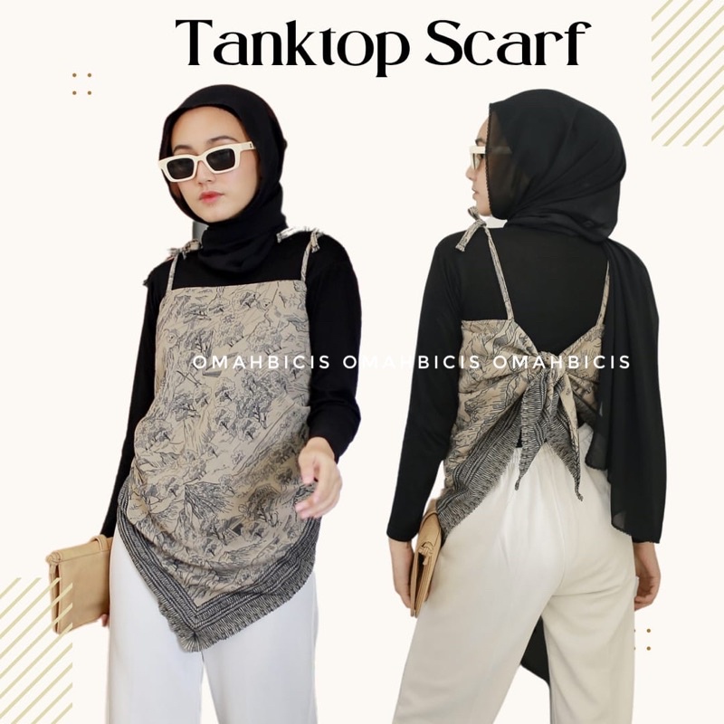 Scarf Tanktop By omahbicis-Tanktop Halal-Tanktop hijab