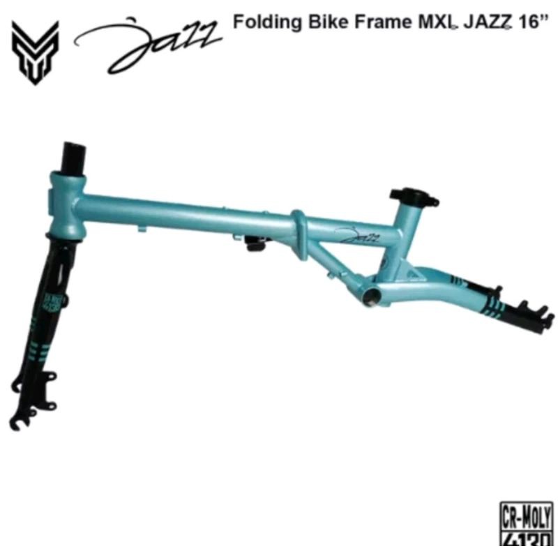 Frame Sepeda Lipat MXL Jazz 349 Rangka Seli Folding Bike mirip Fnhon Gust Smith Xlr8 Minus Element