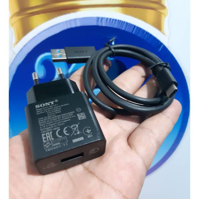 Charger Carger Hp Sony Xperia USB C Original Ori Fast Charging XA XA1 XZ XZ1 XZ2 XZ3 XZ3s XZs L1 1