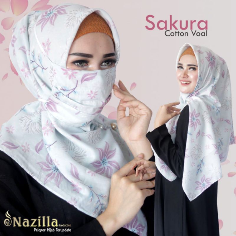 HIJAB SEGIEMPAT ABSTRACK BY NAZILLA / SEGIEMPAT MOTIF / JILBAB SEGIEMPAT SET MASKER / HIJAB MASKER