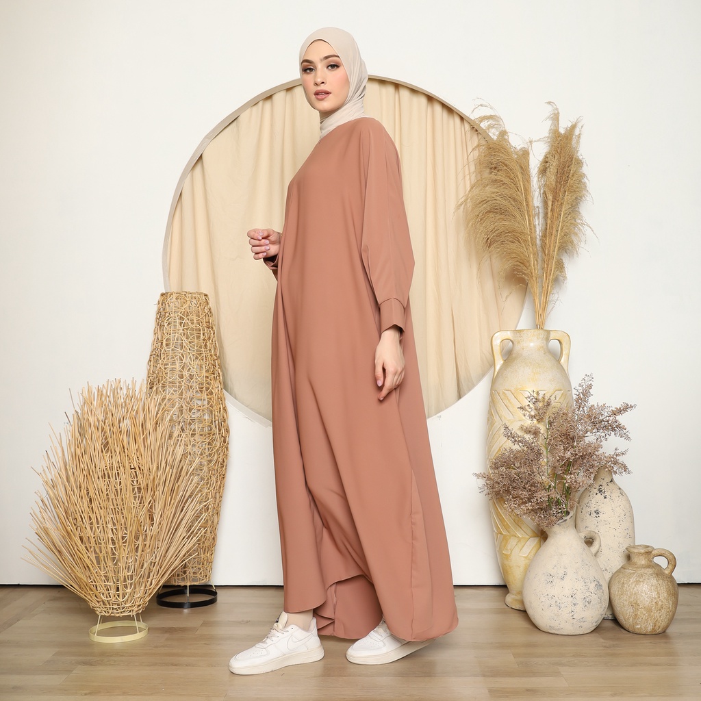 Parayu - Abaya Naura - Baju Muslim Dress Abaya Turki Polos