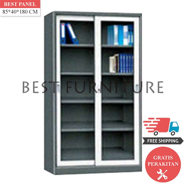 Best Lemari Arsip Besi 2 Pintu LA-2001 uk 85x40x180