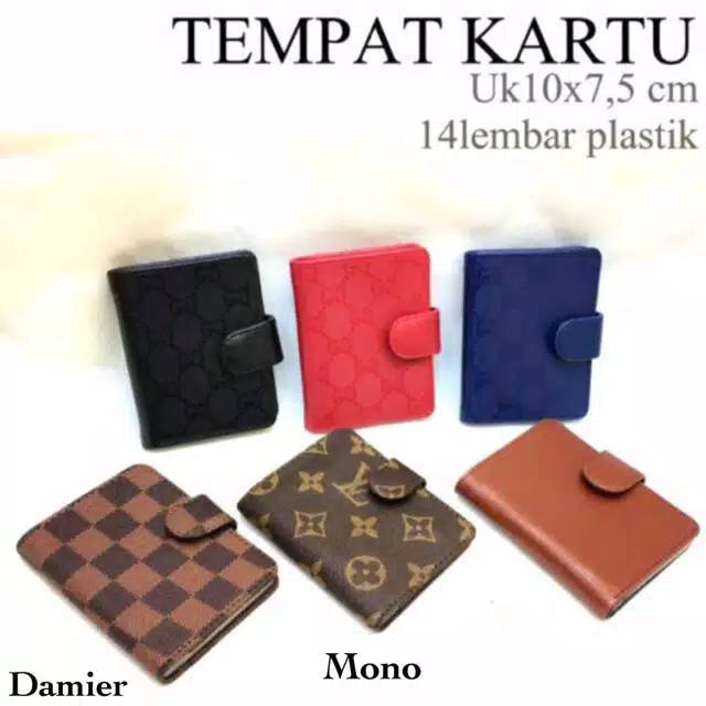 DOMPET KARTU TEMPAT KARTU KANCING LV DOMPET WANITA DOMPET LV