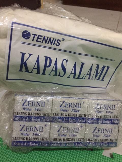 Zernii Kapas Alami - Kapas Untuk Penyaring Air Kotor