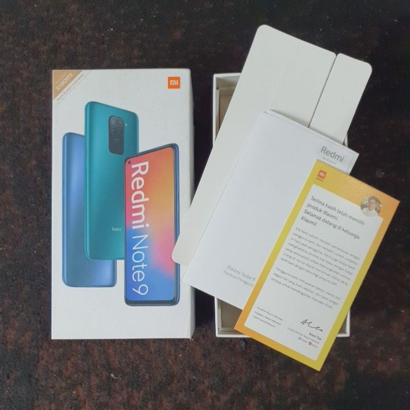 DUS BOOK KARDUS BOX XIAOMI REDMI NOTE 9 ORIGINAL TAM