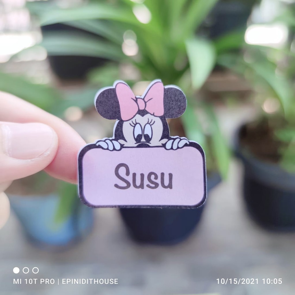 

Stiker Toples Minnie Mouse Label Nama Bumbu Dapur Tempel Anti Air Murah