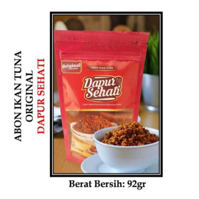 

ABON IKAN TUNA ORIGINAL DAPUR Sehati - 92gr