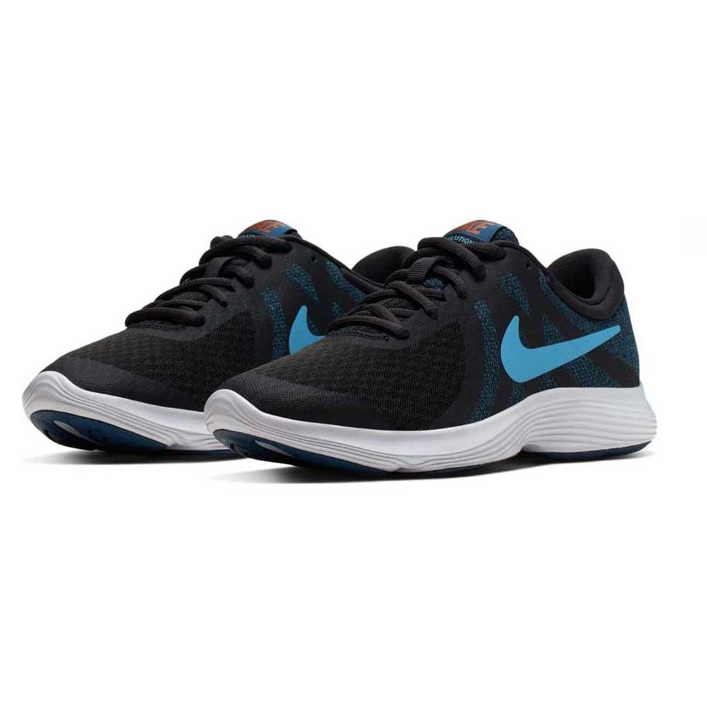 (DISKON 70-80%) DIJAMIN 100% ORIGINAL SPORT STATION BNIB Sepatu Nike Revolution 4 Black/Blue