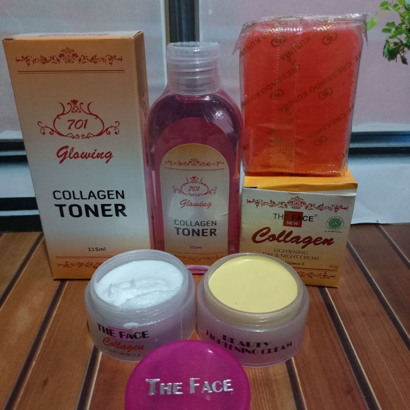 BPOM || PAKET COLLAGEN 701 X THE FACE ORIGINAL BPOM 5IN1