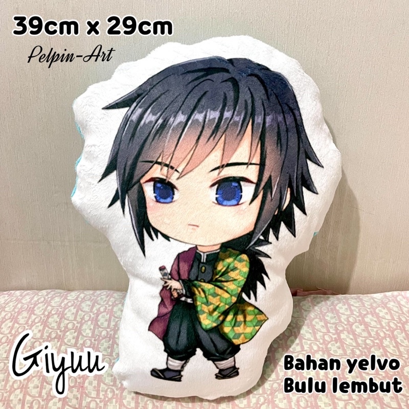 boneka bantal anime bantal tanjiro nezuko kimetsu no yaiba demon slayer plushie doll anime pillow