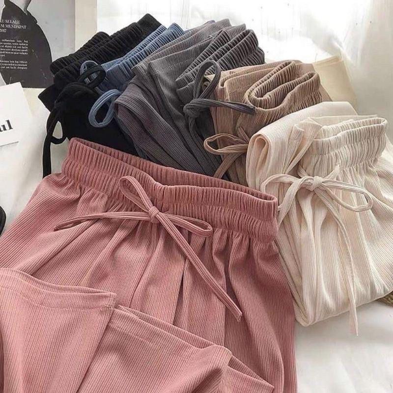 1KG MUAT 3PCS | IRENE KIREY JOLLA PANTS HIGHWAIST KULOT CELANA PANJANG KNIT PREMIUM BEST QUALITY FASHION WANITA TERBEST SELLER