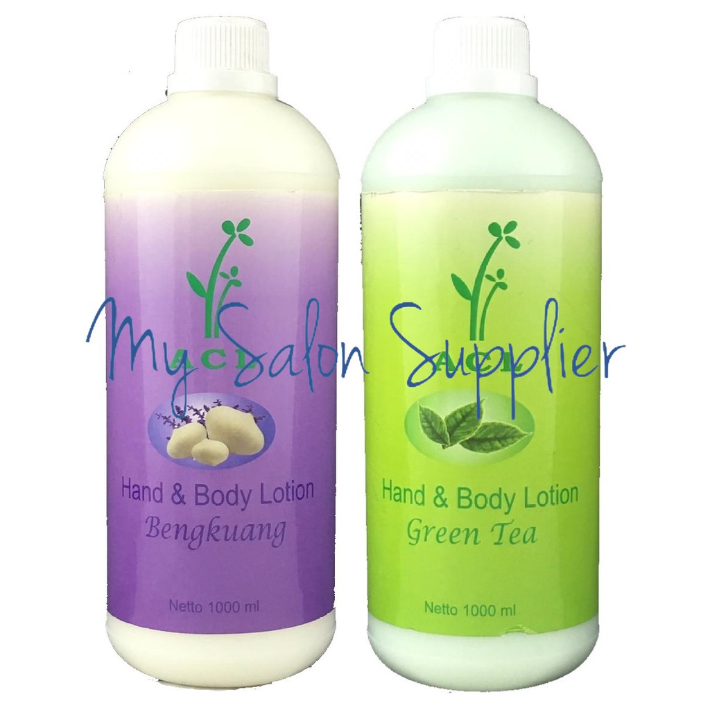 ACL Hand &amp; Body Lotion 1000ml Bengkuang / Green Tea / Flower