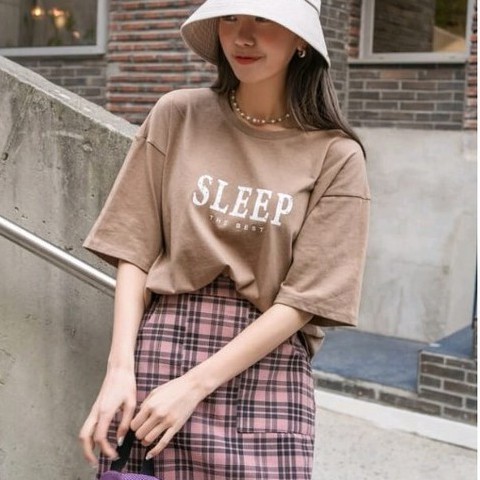 SLEEP T SHIRT KOREAN Crbn_Cloth | KAOS OVERSIZE KOREAN | KAOS DISTRO