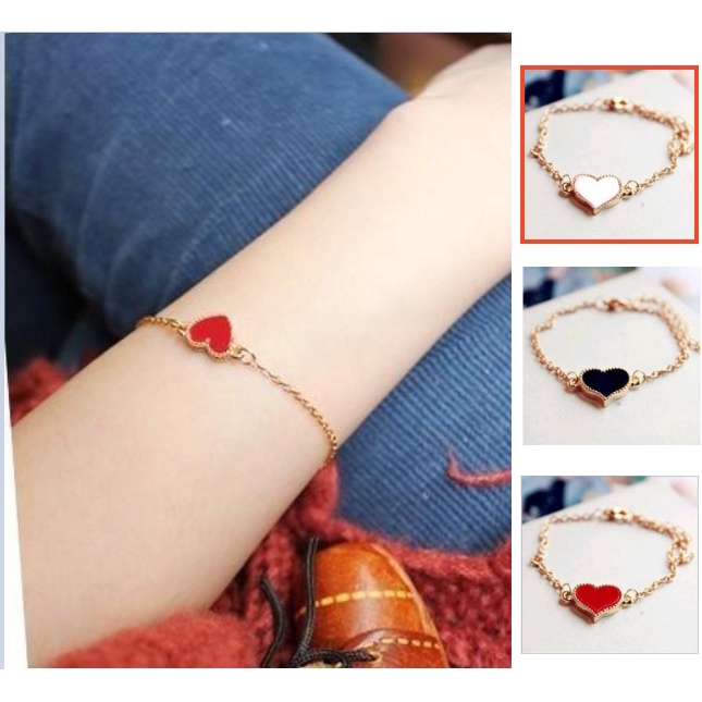 [BELI KALUNG GRATIS GELANG] LOVE Korea Fashion Women Fashion Jewelry Alloy Aksesoris Perhiasan Cewe