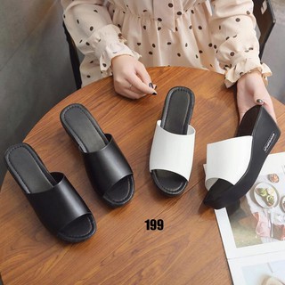 RUBBER WEDGES HIGHSOLE STYLE KOREA / SENDAL WANITA RINGAN