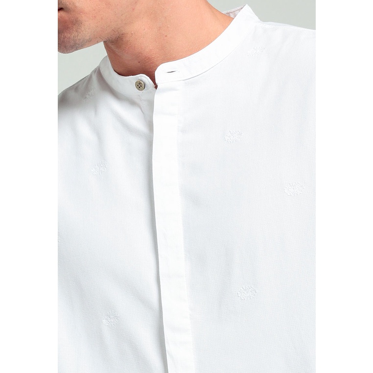 Baju Koko Pria Original MGEE Lengan Panjang Autus 051 White