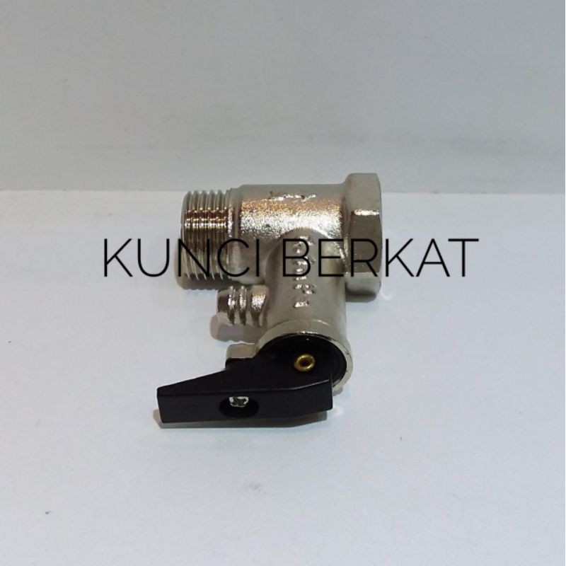 Safety Valve Water Heater/Stop Kran Water Heater/Stenlis steel