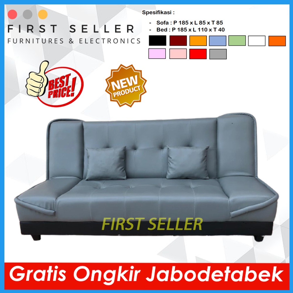 [FREE ONGKIR + BANTAL] SOFA BED RECLINING OSCAR AZALIA EXPORT QUALITY !! 100% TERMURAH!