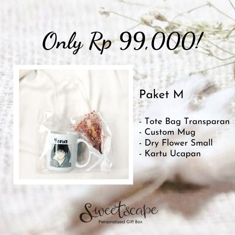 

Gift Box Package 62- Paket Hemat M- Hadiah Ultah