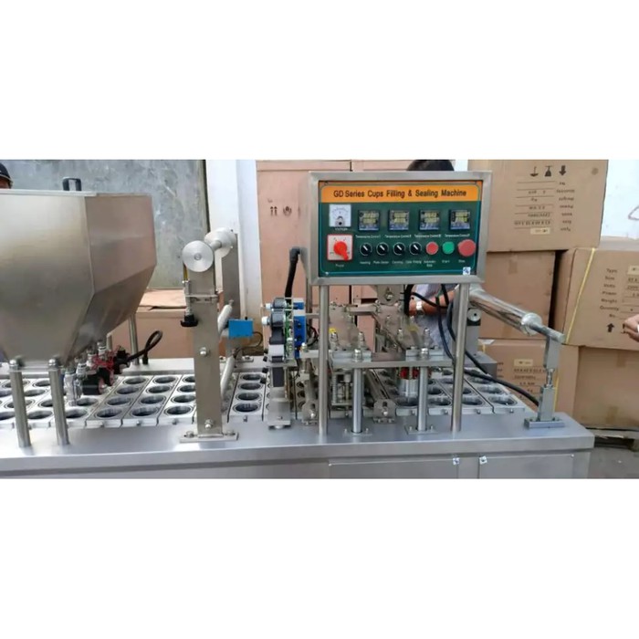 Jual Mesin Cup Sealer 2 Line Full Pneumatic Kota Malang Jaya Kemasan Tokopedia