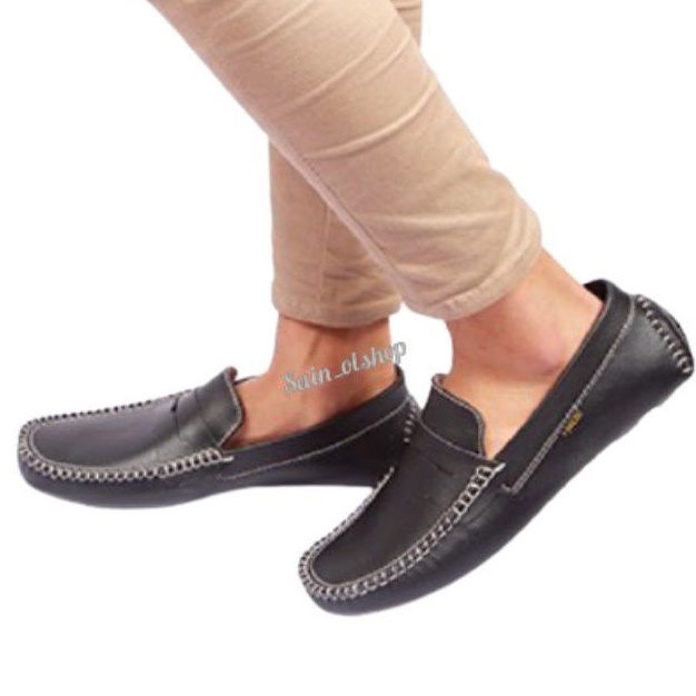 Sepatu Slip On Pria Sepatu Kasual Pria Kulit