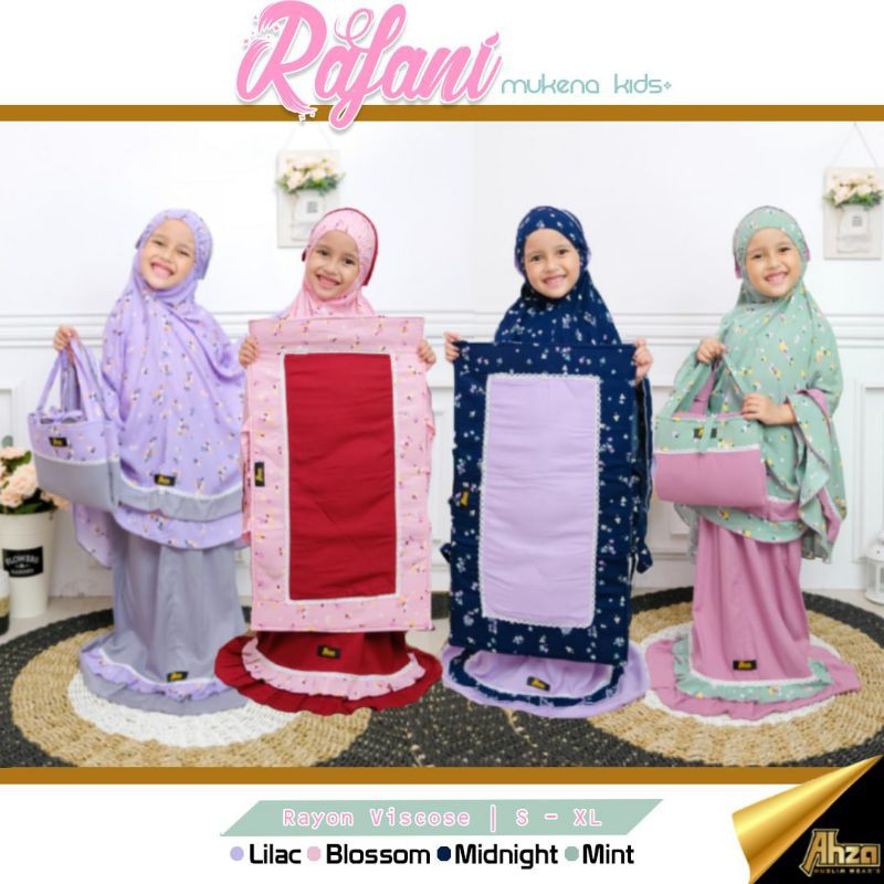 AHZA HEPPIN// MUKENA KIDS RAFANI by AHZA (Open P.O)