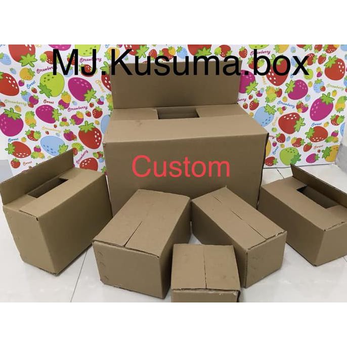 

Kardus/Karton/Box Custom Untuk Packing Barang Tokocamelya