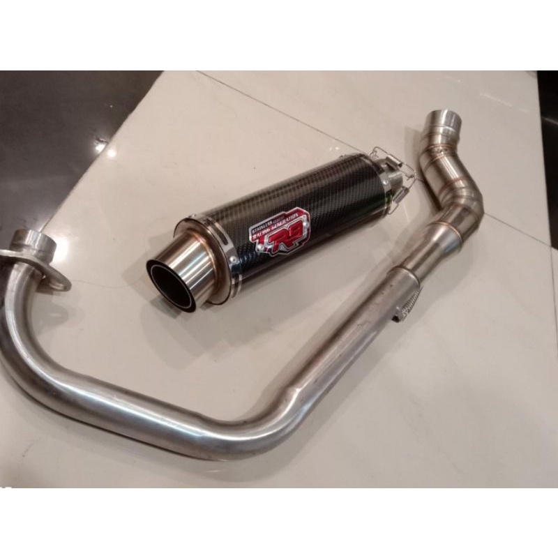 knalpot racing R9 karbon MX Vixion Fu Sonic CBR R15 CB150R
