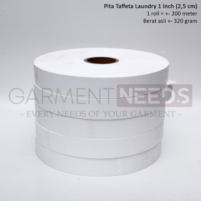 

Yang Dicari] Pita Laundry Tafetta Label Penanda Roll Kain Kertas 25 Mm 200 Meter