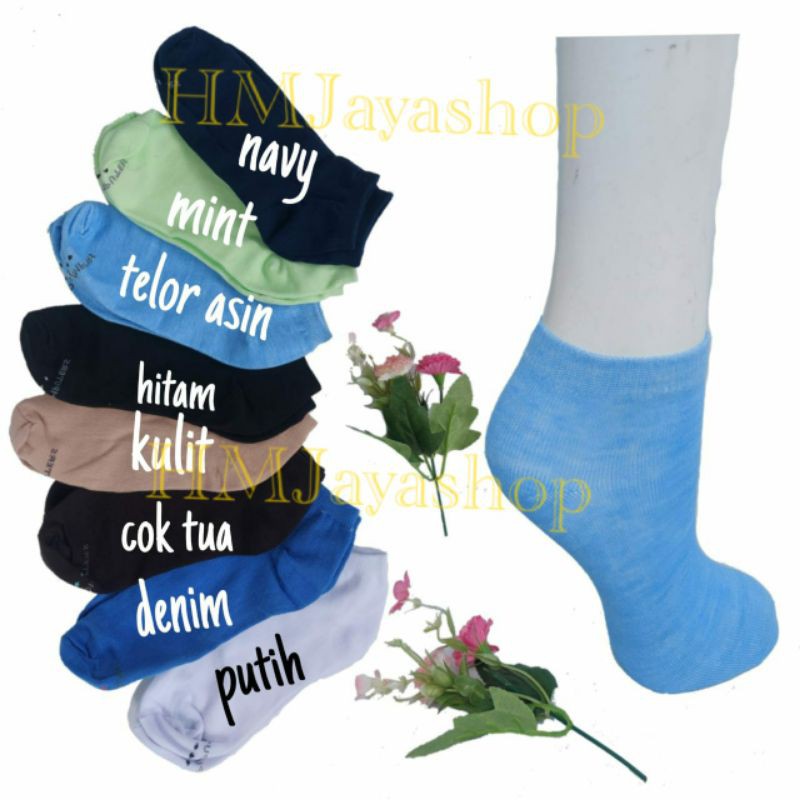 Kaos Kaki Remaja Pendek Kaus Kaki Polos Semata Kaki