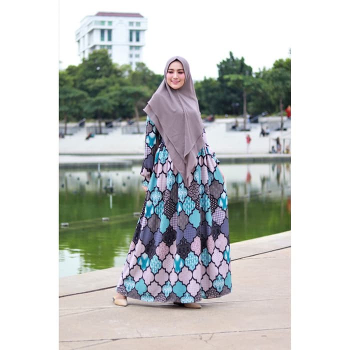 Baju / Muslim Wanita Dres Gamis Syari Pesta Maxi Terbaru Afsana Ori Gz