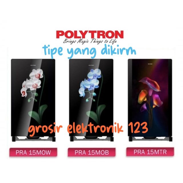 Polytron PRA 15MOW Kulkas 1 Pintu - Warna White Orchid