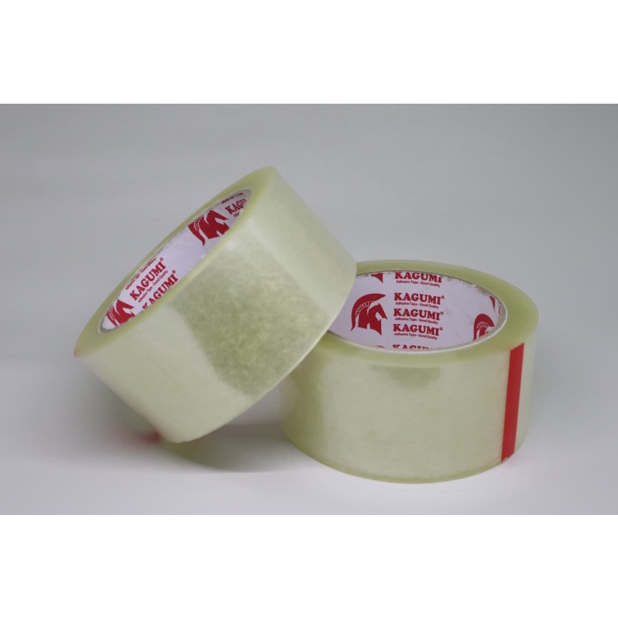 

PROMO GOJEK -GRAB 1 DUS LAKBAN BENING-COKLAT 48mm x 90 YARD KAGUMI