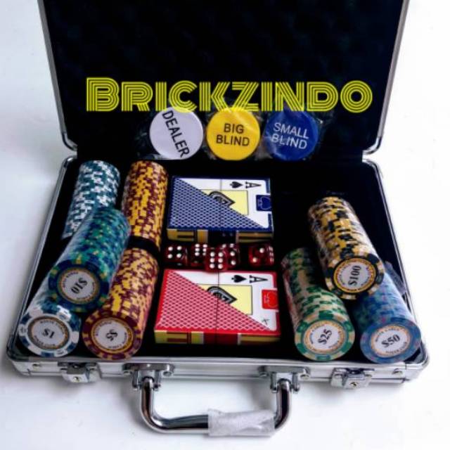 Poker Set Casino Style Poker Chip isi 200