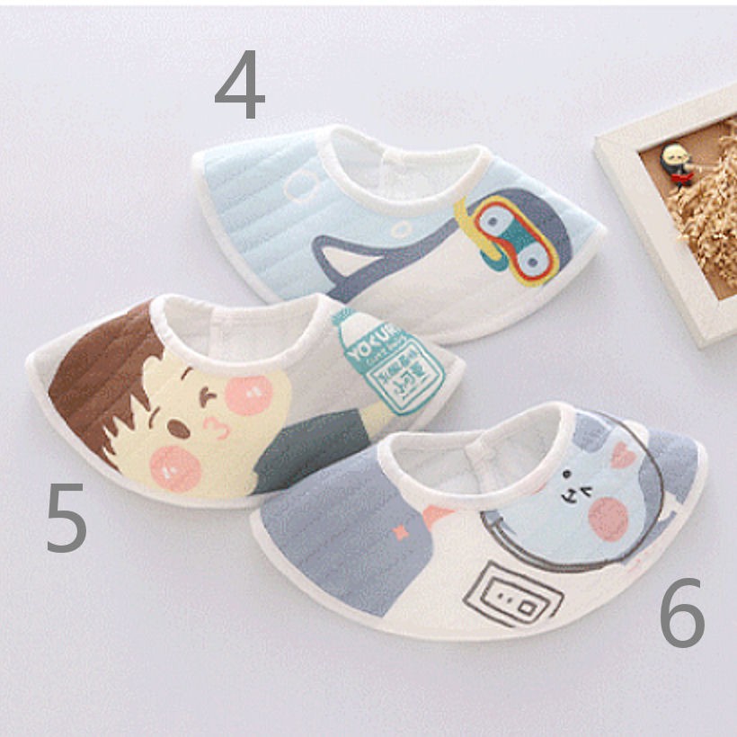 Slaber bib bayi tidak tembus air size 6-24 bulan