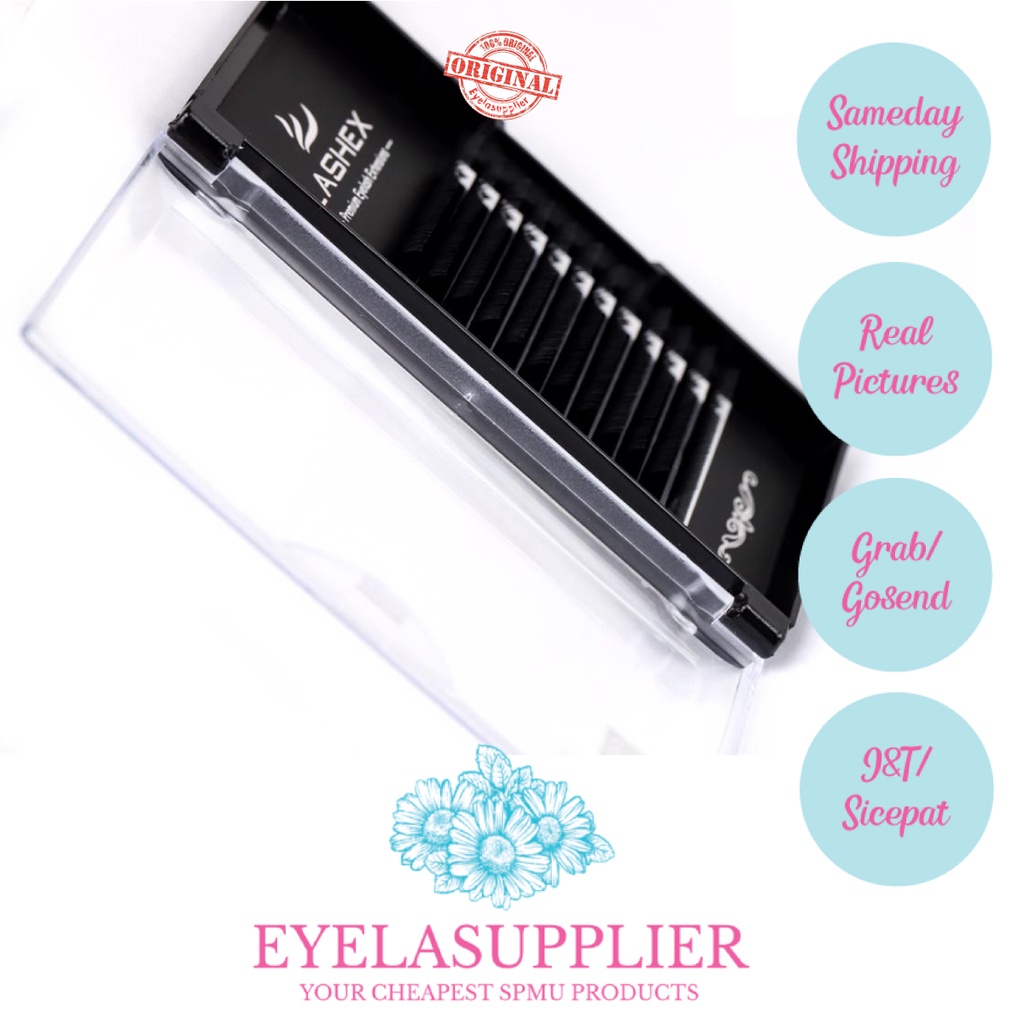 Lashex Blossom Auto Bloom Easy Fan Mega Volume Fanning Russian BM Eyelash Extension Bulumata Ekstension Super Soft Black 3D 5D 8D