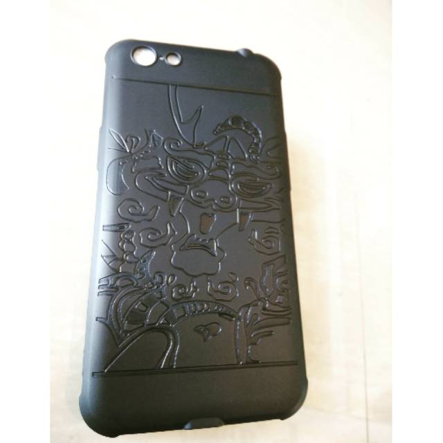 SOFTCASE COCOSE DRAGON OPPO A71 BLACK SERIES